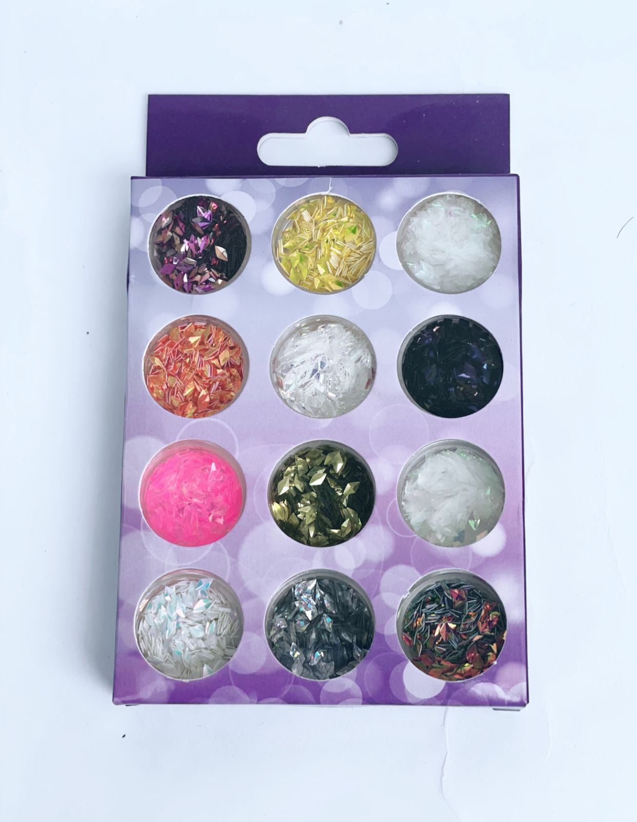 3D Glitter Chunks 12pcs – Meemz Nail Art