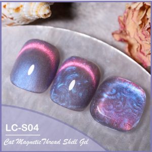 LILYCUTE 7ml Cat Magnetic Shell Pearl Thread Gel Nail Polish