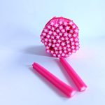 Pink Star Fimo Cane