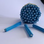 Blue Star Fimo Canes