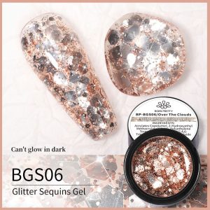 BORN PRETTY 5g Luminous Glitter Sequins Nail Gel