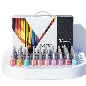 VENALISA VIP2 Set 60 Colors 7.5ml Gel Nail Polish Kit