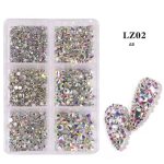Round Swarovski - Multi Silver