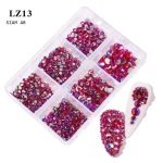 Round Swarovski - Pink Multi