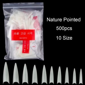 Stilleto Nail tips- 500pcs bag