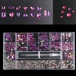 Luxury Swarovski Crystals- Aurora Pink