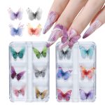 Butterfly for nails with magnet