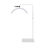 Half Moon Lamp with stand - White
