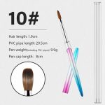 100% Kolinsky Brush No 10