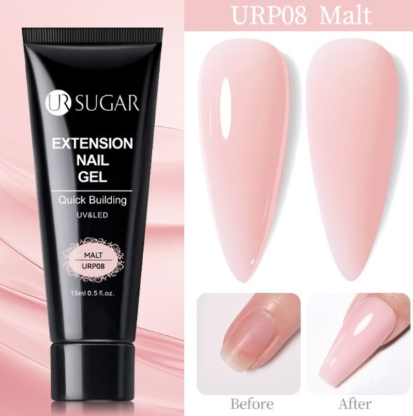 UR SUGAR 15ml Acrylic Quick Building Extension Gel MALT Hard Jelly Soak off Gel Polygel