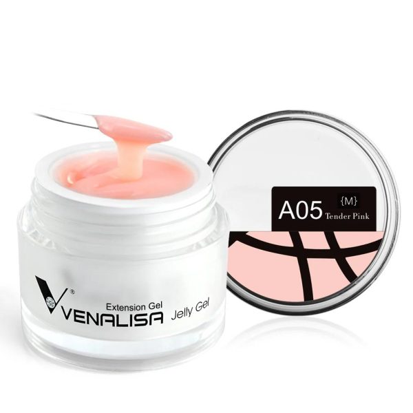 Venalisa Hard Jelly Extension gel 30ml Tender Pink A05