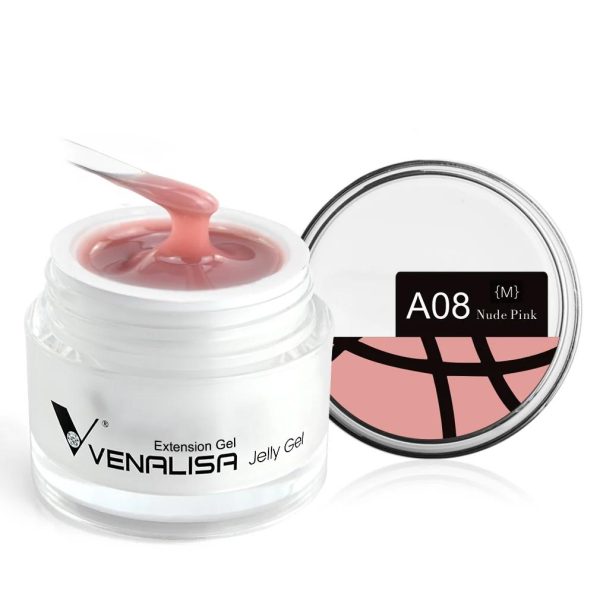 Venalisa Hard Jelly Extension gel 30ml Nude Pink A08