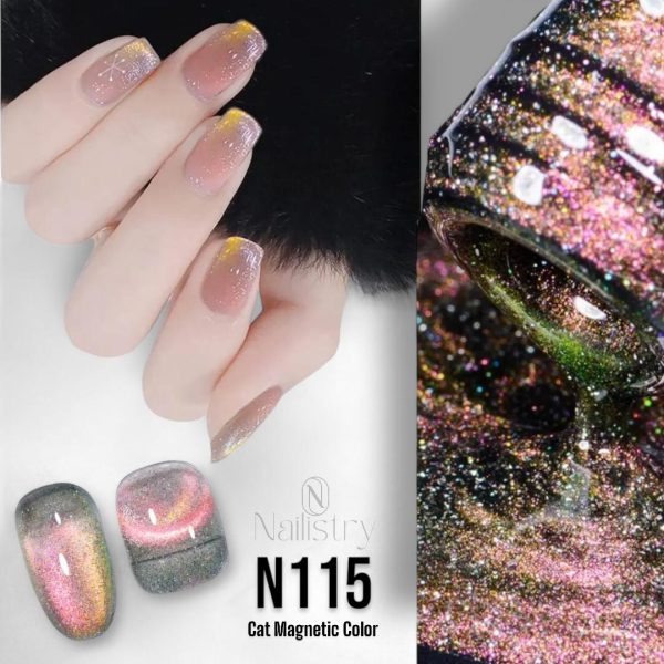 Nailistry Cat eye Cat Magnetic UV Gel Polish 18ml N115