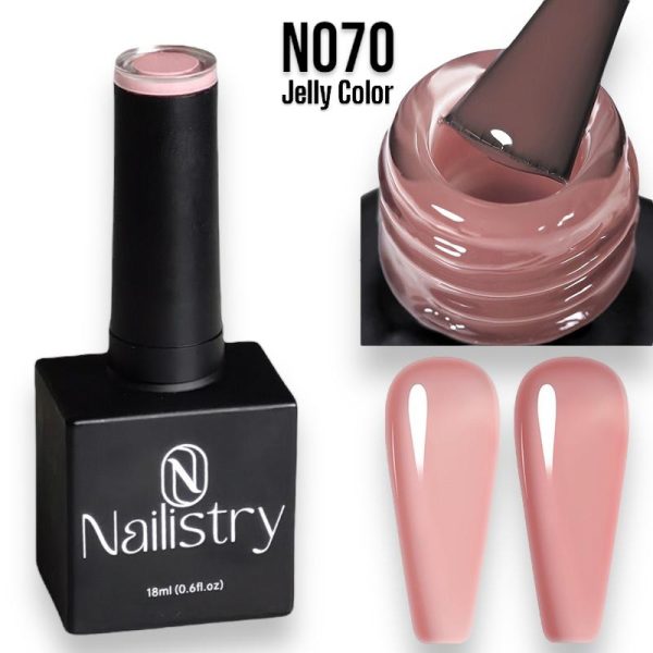 Nailistry Jelly Base Gel Color UV Gel Polish 18ml N070