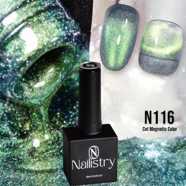 Nailistry Cat eye Cat Magnetic UV Gel Polish 18ml N116