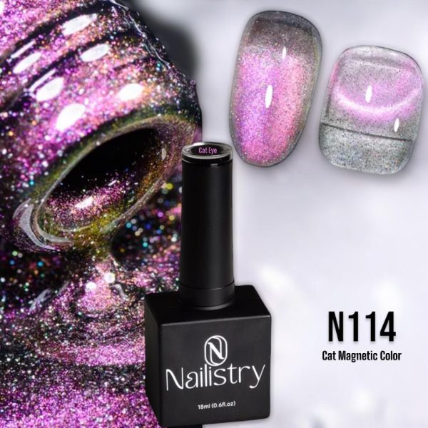 Nailistry Cat eye Cat Magnetic UV Gel Polish 18ml N114