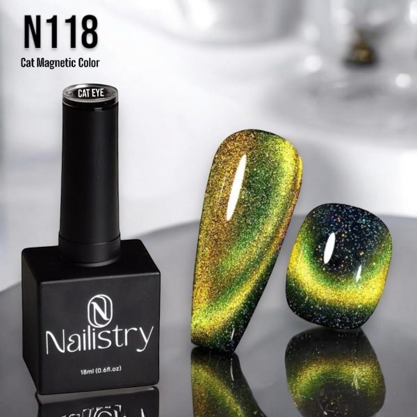 Nailistry Cat eye Cat Magnetic UV Gel Polish 18ml N118