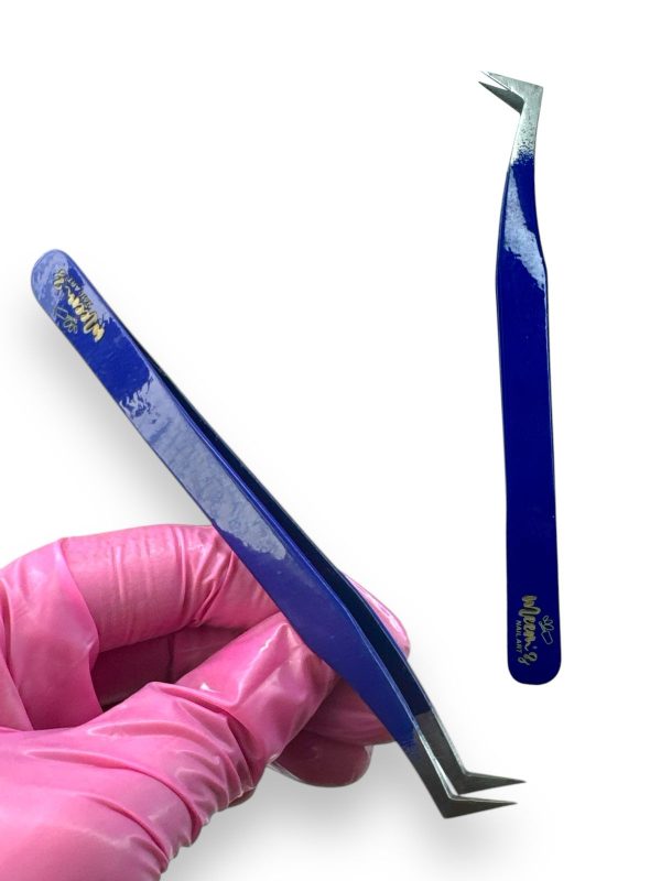 Angled Eye Lash Tweezer Lash Tool