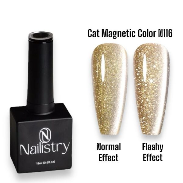 Nailistry Cat eye Magnetic UV Gel Polish 18ml – N116