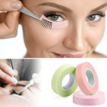 Eyelash Extension Tape 1 Roll Breathable Adhesive Lash Tape Non-Woven Fabric Lash Tape for Eyelash Extension Supplies, 0.5 Inch Wide For Lash Work