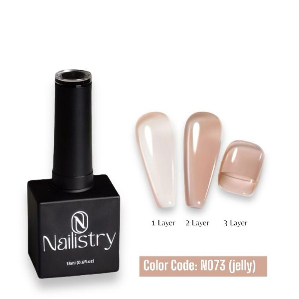 Nailistry Jelly Base Gel Color UV Gel Polish 18ml - N073