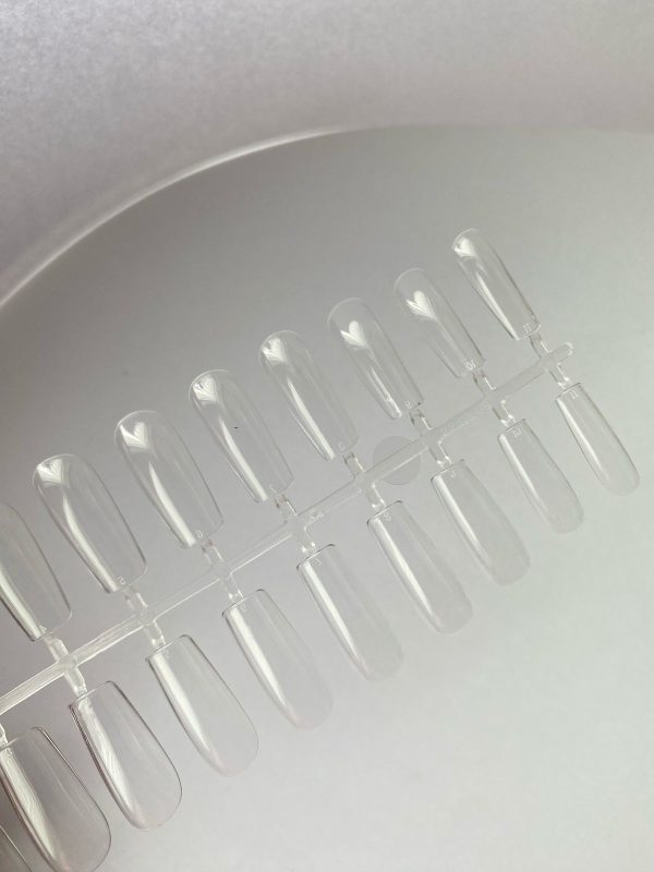 Nailistry medium square nail soft gel tips 240pcs for gel-x
