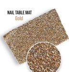 nail table mat (Gold)