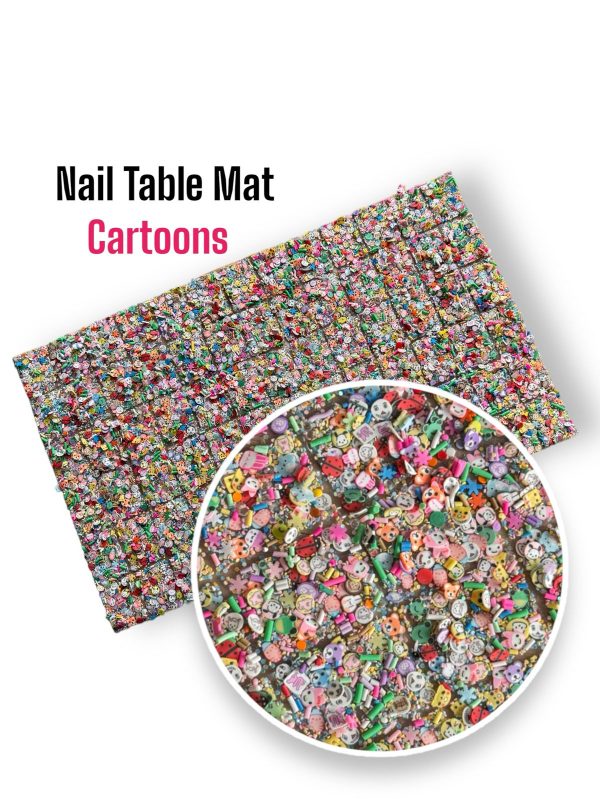 nail table mat (Cartoon)