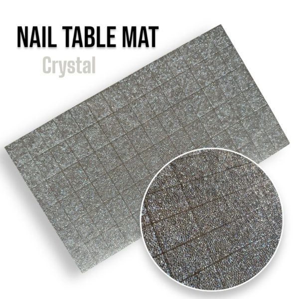 nail table mat (crystal)