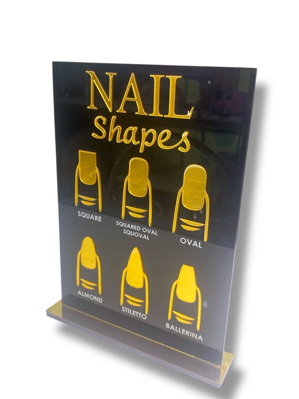 NAIL SHAPES CARD
