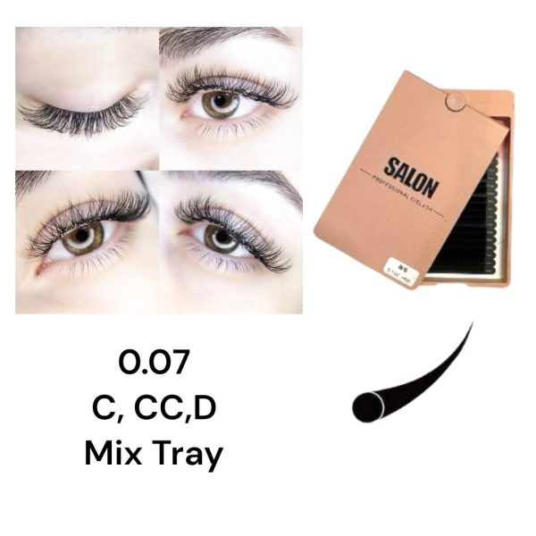 0.07 LashExtension tray Mix tray