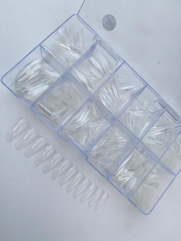 medium coffin nails box 504pcs Nail tips