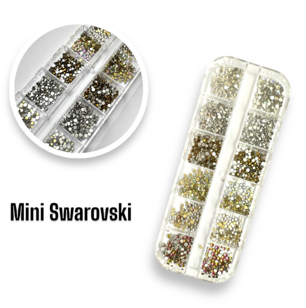 Mini Swarovski Box - Multi Color 10 Grids
