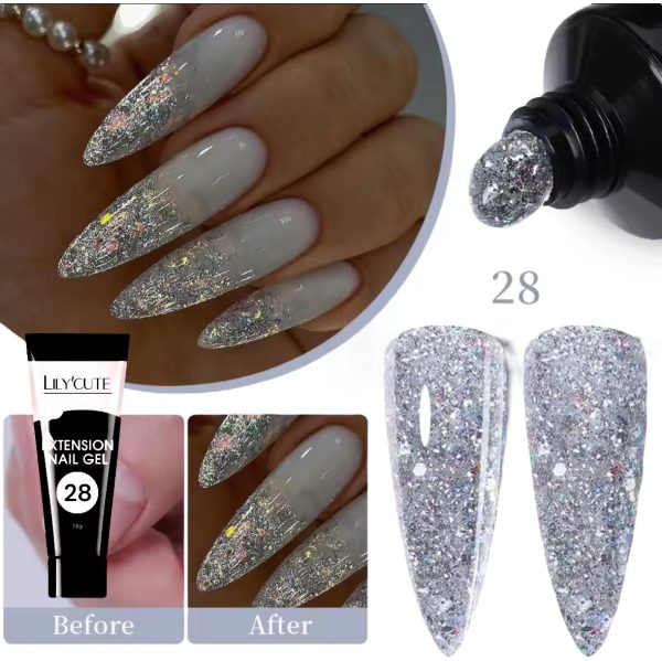 Lilycute Polygel Nail Extension Gel 28
