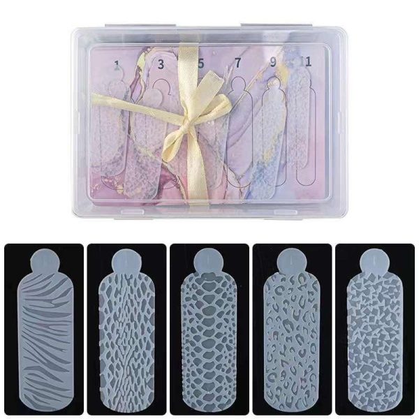 60pcs Dual Forms Nail Crystals Silicone molds Forms for quick creating Relief Design Reusable Soft Silicone Mold Universal - Image 2