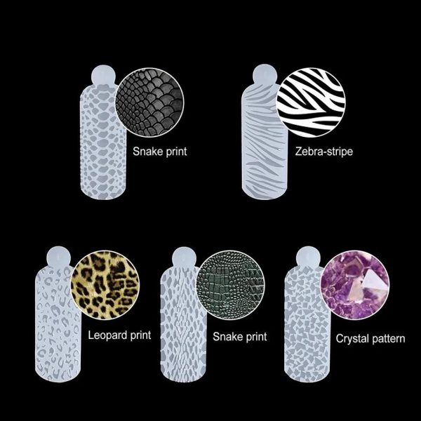 60pcs Dual Forms Nail Crystals Silicone molds Forms for quick creating Relief Design Reusable Soft Silicone Mold Universal - Image 4