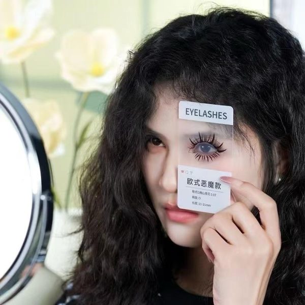 Eye Lash Flash Card Lash style lash display lash shape card - Image 4