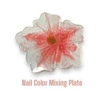 Nail colour mixing plate