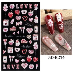 5D nail sticker K214