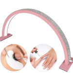 25W Half Moon LED Table Lamp, Nail Art Light Lamp For In Home Manicures and Salon Use Pink Medium Size