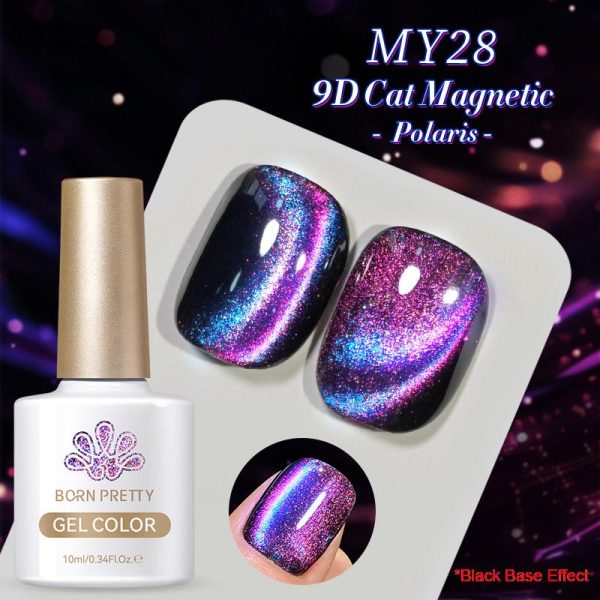 Born Pretty Polaris 9D Cat Eye Magnetic Gel Polish 10ml - MY28