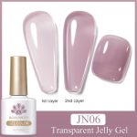 Born Pretty Transparent Jelly Gel Polish 10ml - JN06