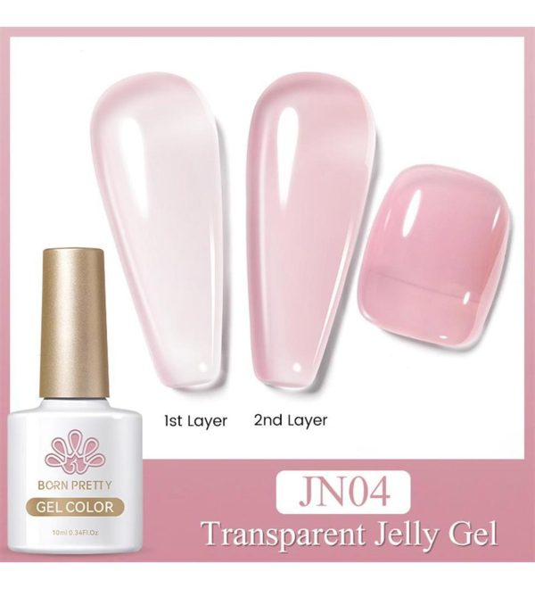 Born Pretty Transparent Jelly Gel Polish 10ml - JN04