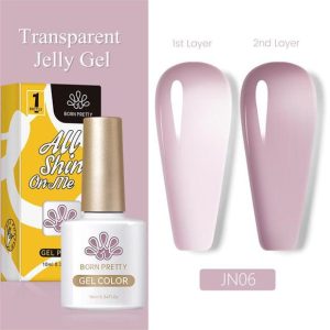 Born Pretty Transparent Jelly Gel Polish 10ml – JN06