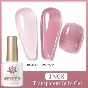 Born Pretty Transparent Jelly Gel Polish 10ml – JN08