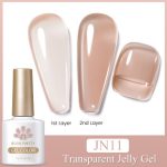 Born Pretty Transparent Jelly Gel Polish 10ml - JN11