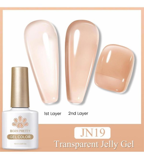 Born Pretty Transparent Jelly Gel Polish 10ml - JN19