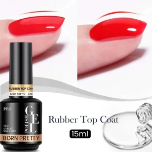 Born Pretty Rubber Topcoat – 15ml