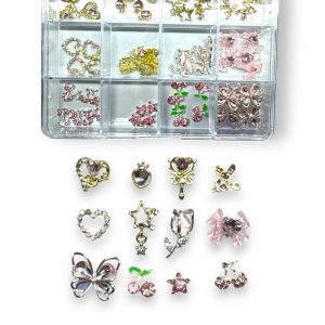 Valentine Heart Star charms Nail Accessories Nail Decor