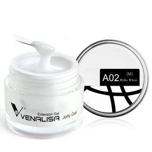 Venalisa Hard Jelly Extension gel 15ml Milky White A02 Builder gel
